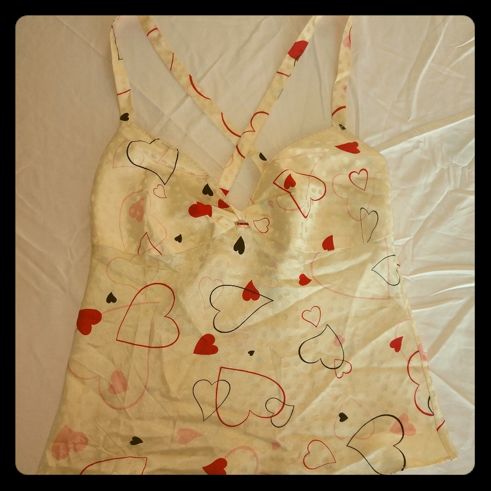 Vintage Silk Moschino Sweetheart Halter